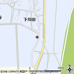 山形県鶴岡市勝福寺下川田89周辺の地図