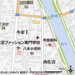 七十七銀行佐沼支店周辺の地図