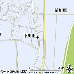 山形県鶴岡市勝福寺下川田176周辺の地図