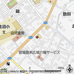 三浦京染店登米佐沼店周辺の地図