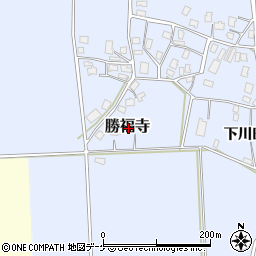 山形県鶴岡市勝福寺周辺の地図