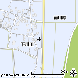 山形県鶴岡市勝福寺下川田118周辺の地図