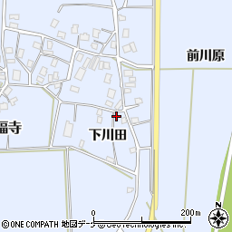 山形県鶴岡市勝福寺下川田173周辺の地図