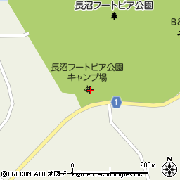 長沼フートピア公園キャンプ場周辺の地図