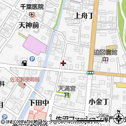 清建下田中倉庫周辺の地図