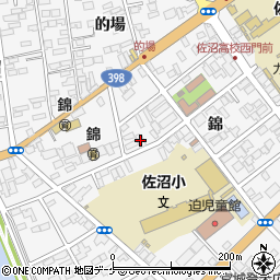 クリーニングラベージュ錦店周辺の地図