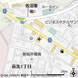 日産サティオ宮城迫店周辺の地図