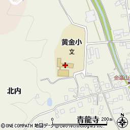 鶴岡市立黄金小学校周辺の地図