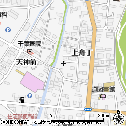 宮城県登米市迫町佐沼上舟丁35-6周辺の地図