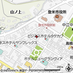 宮城県登米市迫町佐沼中江５丁目2-11周辺の地図