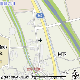 山形県鶴岡市青龍寺95周辺の地図