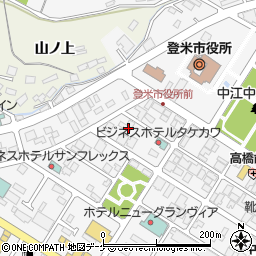 宮城県登米市迫町佐沼中江５丁目2-1周辺の地図