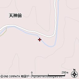 宮城県登米市東和町米谷（中ノ沢）周辺の地図