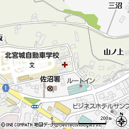 宮城県登米市迫町北方石打坂6周辺の地図