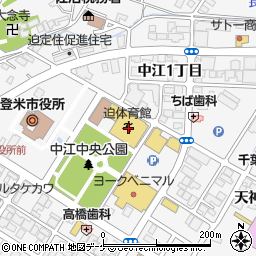 登米市役所　会計管理室検査周辺の地図