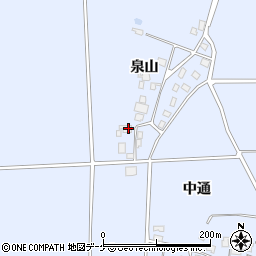 山形県鶴岡市勝福寺泉山69周辺の地図