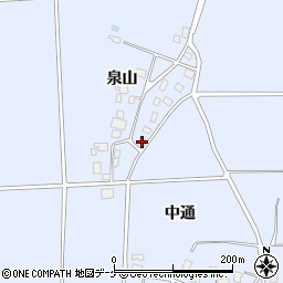 山形県鶴岡市勝福寺泉山8周辺の地図