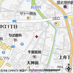 中江東公園周辺の地図
