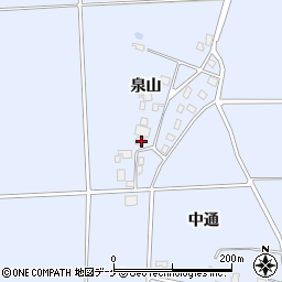 山形県鶴岡市勝福寺泉山34周辺の地図