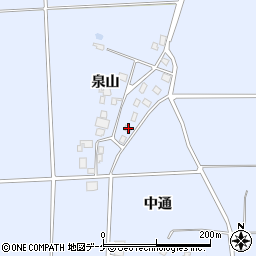 山形県鶴岡市勝福寺泉山9周辺の地図