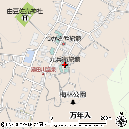 九兵衛旅館周辺の地図