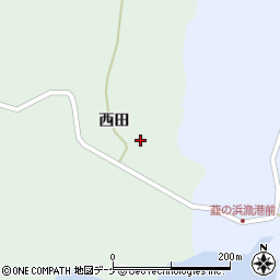 宮城県本吉郡南三陸町志津川西田周辺の地図