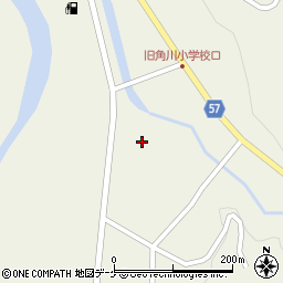 山形県戸沢村（最上郡）角川（上本郷）周辺の地図