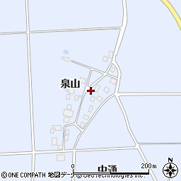 山形県鶴岡市勝福寺泉山16周辺の地図