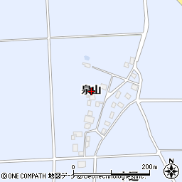 山形県鶴岡市勝福寺（泉山）周辺の地図