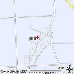 山形県鶴岡市勝福寺泉山42周辺の地図