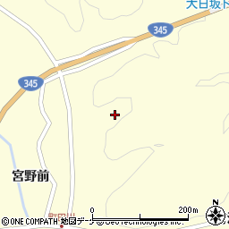 山形県鶴岡市田川子周辺の地図