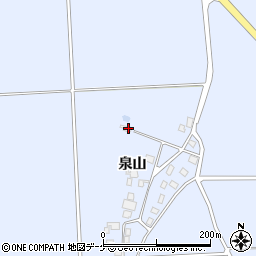 山形県鶴岡市勝福寺泉山49周辺の地図