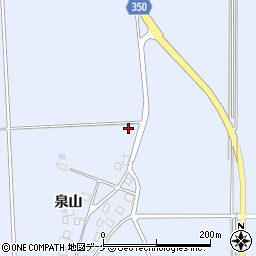 山形県鶴岡市勝福寺泉山190周辺の地図