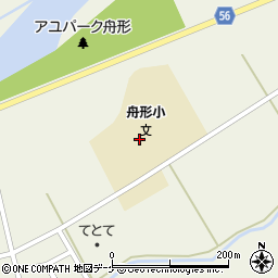 舟形町立舟形小学校周辺の地図