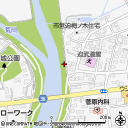 宮城県登米市迫町佐沼八幡１丁目4周辺の地図