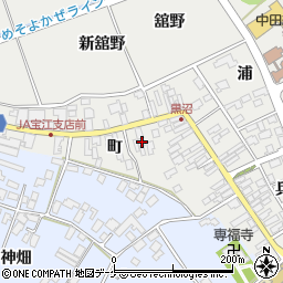 宮城県登米市中田町宝江黒沼町63周辺の地図