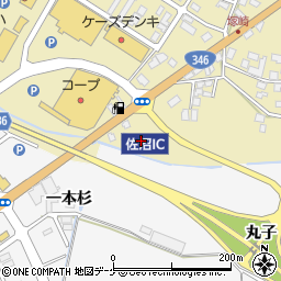 宮城県登米市中田町石森表57周辺の地図