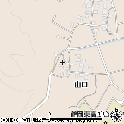 山形県鶴岡市高坂山口127-1周辺の地図