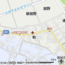 宮城県登米市中田町宝江黒沼町70周辺の地図