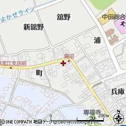 宮城県登米市中田町宝江黒沼町50周辺の地図