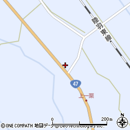 宮城県大崎市岩出山池月上一栗竹ノ内周辺の地図