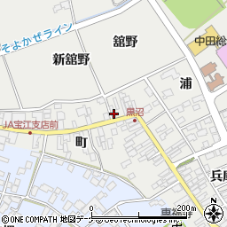 宮城県登米市中田町宝江黒沼町57周辺の地図