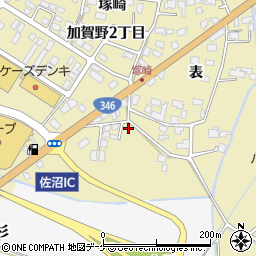 宮城県登米市中田町石森表68周辺の地図