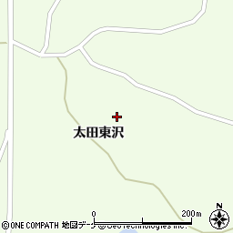 宮城県栗原市築館（太田東沢）周辺の地図