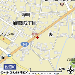 宮城県登米市中田町石森表84周辺の地図