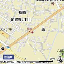 宮城県登米市中田町石森表84周辺の地図