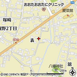 宮城県登米市中田町石森表90-1周辺の地図