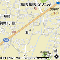宮城県登米市中田町石森表90周辺の地図