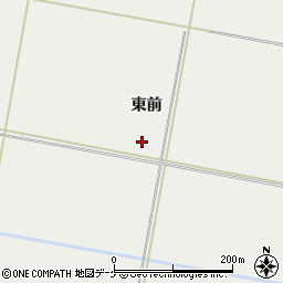 宮城県登米市中田町宝江黒沼東前周辺の地図