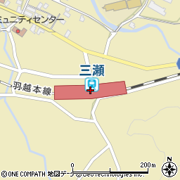 三瀬駅周辺の地図